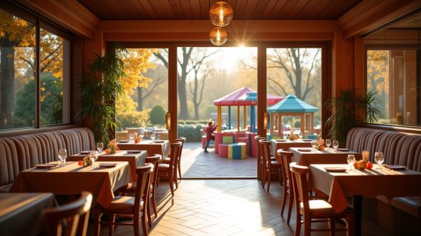 Un restaurant familial avec salle de jeux pour vos sorties en famille